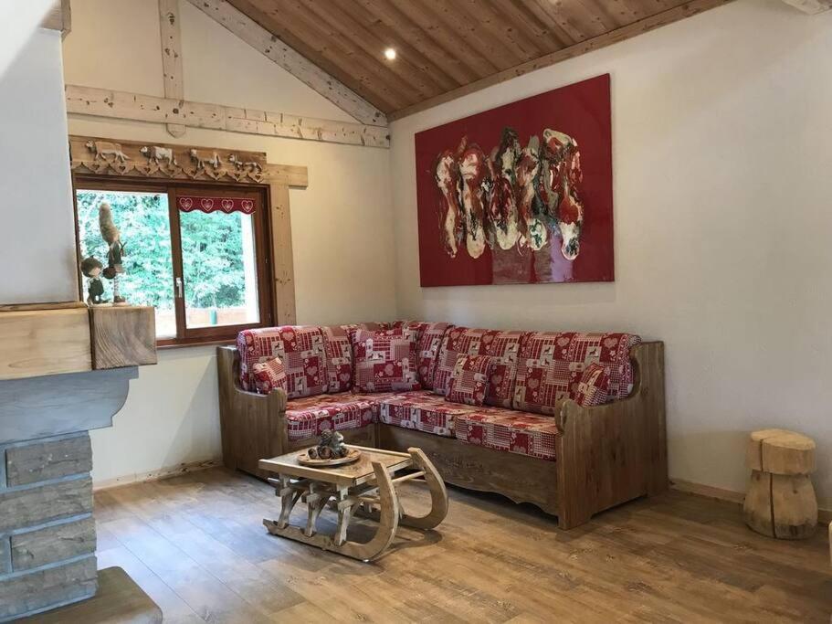 Chalet Spa Le Diamant Nathalie Mn La Rouge La Bresse Buitenkant foto