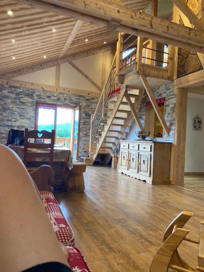 Chalet Spa Le Diamant Nathalie Mn La Rouge La Bresse Buitenkant foto